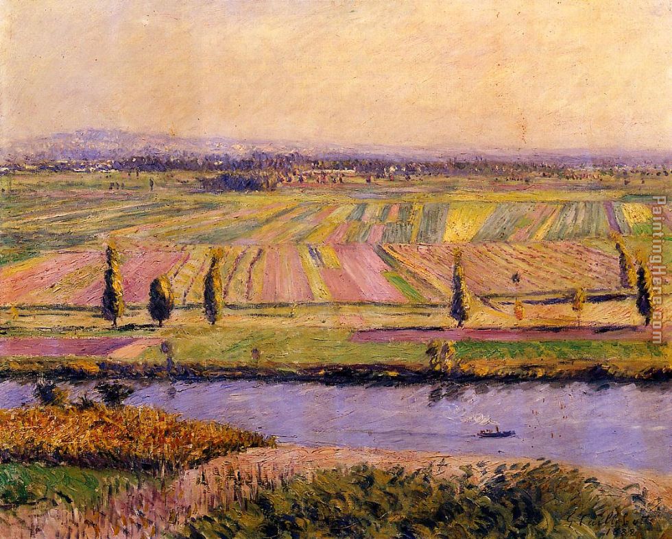 Gustave Caillebotte The Gennevilliers Plain Seen from the Slopes of Argenteuil
